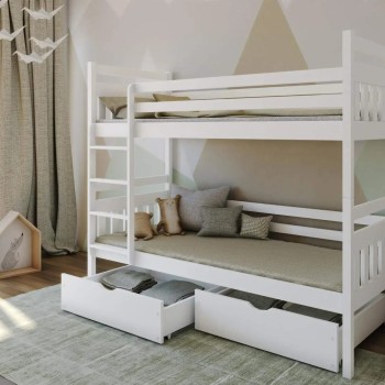 Παιδική Κουκέτα - ADAS 90x200 White 