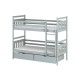 Παιδική Κουκέτα - ADAS 80x180 Grey