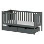 ALICJA 90x190 graphite children's bed Lano Furniture