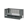 ALICJA 90x200 graphite childrens bed Lano Furniture