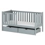ALICJA 90x190 grey children's bed Lano Furniture