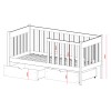 ALICJA 80x160 pine childrens bed Lano Furniture