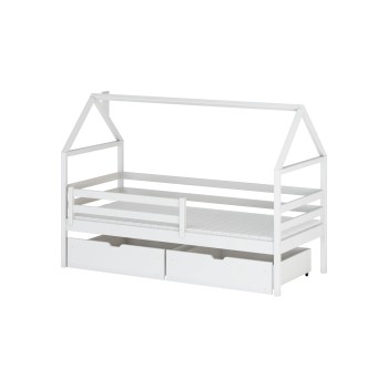 ARON 80x160 white children's bed Lano Furniture