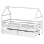ARON 80x180 white children's bed Lano Furniture