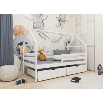 ARON 90x190 white children's bed Lano Furniture