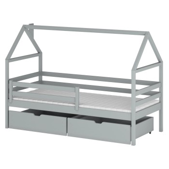ARON 80x200 grey children's bed Lano Furniture
