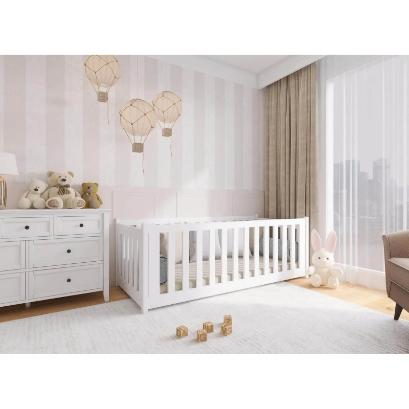 CONCEPT 90x200 white childrens cot bed Lano Furniture