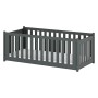 CONCEPT 80x160 graphite children's cot bed Lano Furniture