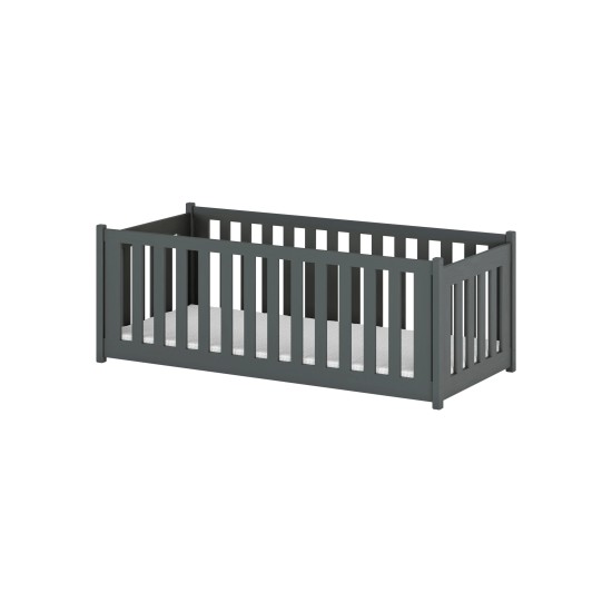 CONCEPT 80x180 graphite childrens cot bed Lano Furniture CONCEPT 80x180 graphite childrens cot bed Lano Furniture
