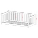 CONCEPT 90x190 graphite childrens cot bed Lano Furniture CONCEPT 90x190 graphite childrens cot bed Lano Furniture