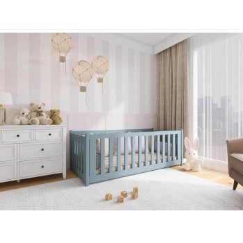 CONCEPT 80x180 grey children's cot bed Lano Furniture