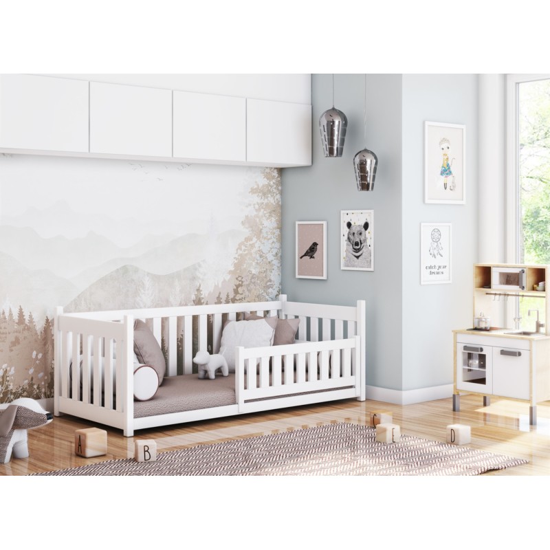 CONCEPT 80x180 grey childrens cot bed Lano Furniture