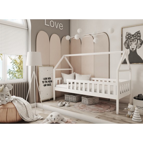 DOMI 80x180 white childrens bed Lano Furniture DOMI 80x180 white childrens bed Lano Furniture
