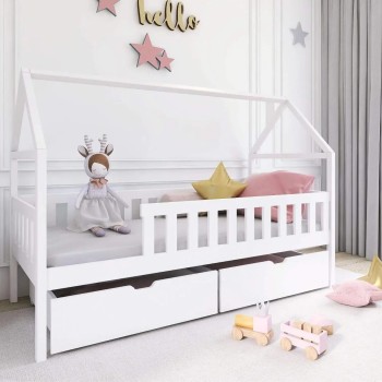 DOMI 80x200 white children's bed Lano Furniture