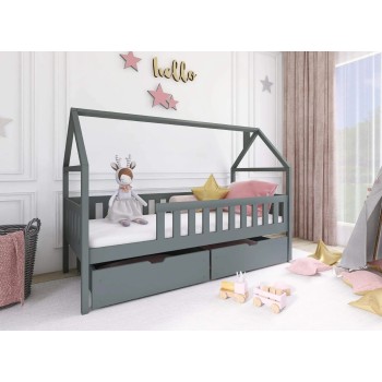 DOMI 80x160 graphite children's bed Lano Furniture