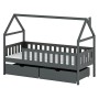 DOMI 80x180 graphite children's bed Lano Furniture