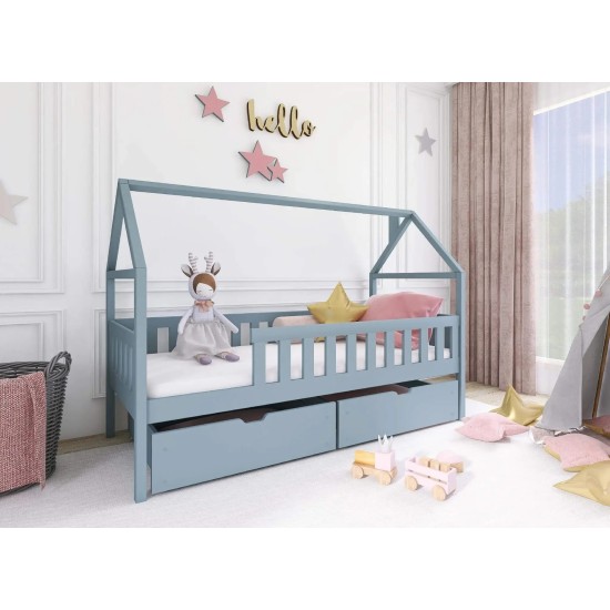 DOMI 80x160 grey childrens bed Lano Furniture DOMI 80x160 grey childrens bed Lano Furniture