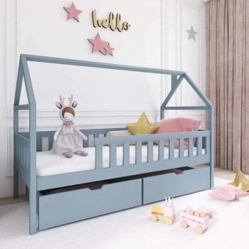 DOMI 80x200 grey children's bed Lano Furniture