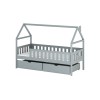 DOMI 90x200 grey childrens bed Lano Furniture