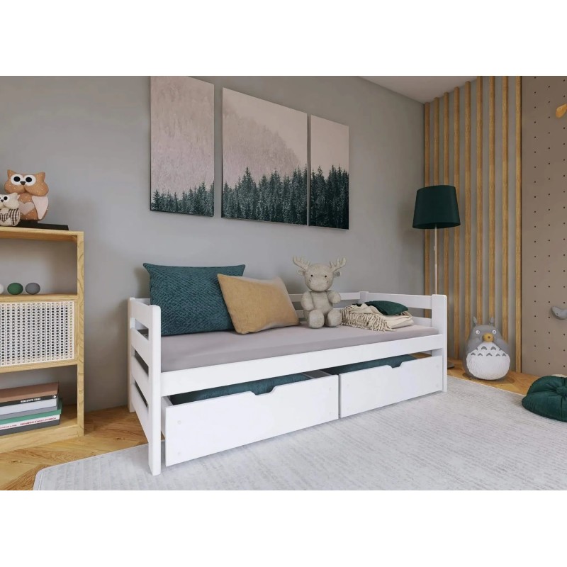 ERGO 90x200 white childrens bed Lano Furniture