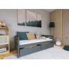 ERGO 80x180 graphite childrens bed Lano Furniture