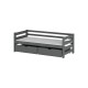 ERGO 90x190 graphite childrens bed Lano Furniture