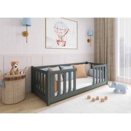 FERO 80x180 graphite childrens bed Lano Furniture