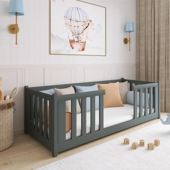 FERO 90x200 graphite children's bed Lano Furniture