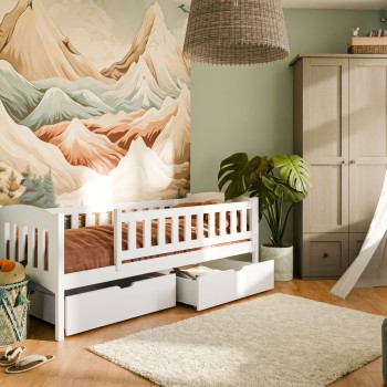 GUCIO 80x160 white children's bed Lano Furniture