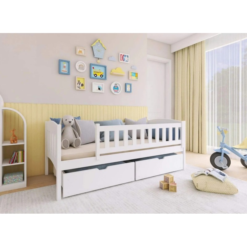 GUCIO 90x190 white childrens bed Lano Furniture