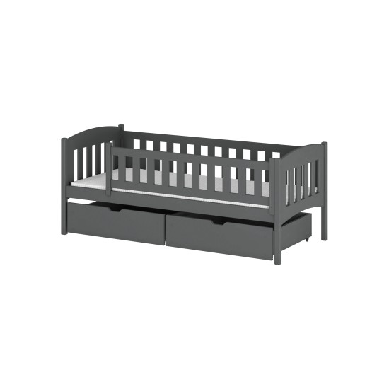 GUCIO 80x160 graphite childrens bed Lano Furniture