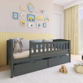 GUCIO 80x160 graphite children's bed Lano Furniture