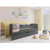 GUCIO 80x180 graphite childrens bed Lano Furniture