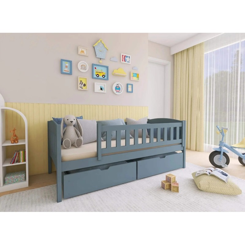 GUCIO 90x200 grey childrens bed Lano Furniture