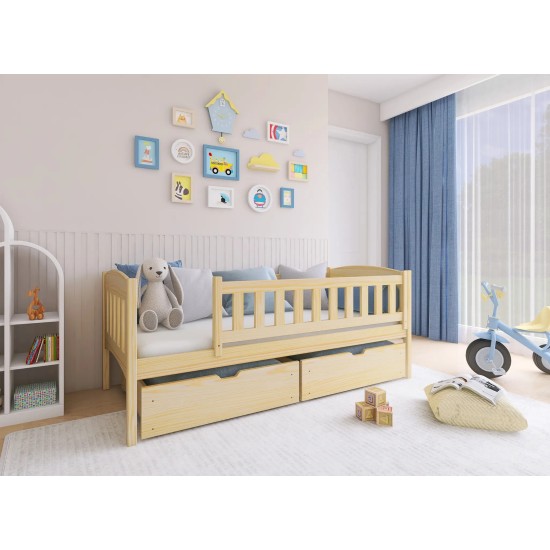 GUCIO 80x200 pine childrens bed Lano Furniture
