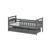 TERRY 80x160 graphite childrens bed Lano Furniture