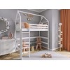 GLORIA 80x180 white loft bed Lano Furniture