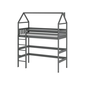GLORIA 80x180 graphite loft bed Lano Furniture