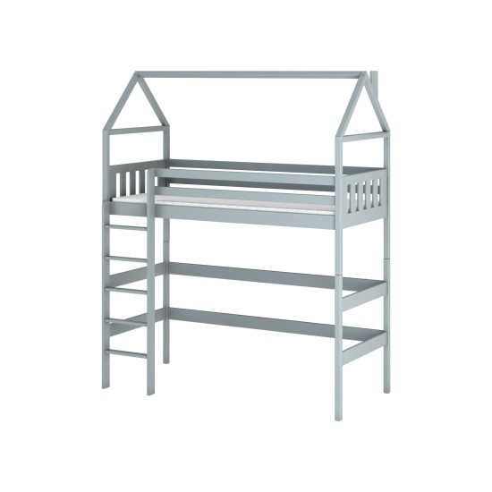 GLORIA 80x180 grey loft bed Lano Furniture