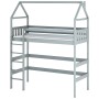 GLORIA 90x190 grey loft bed Lano Furniture