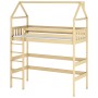 GLORIA 80x160 pine loft bed Lano Furniture