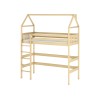 GLORIA 90x190 pine loft bed Lano Furniture