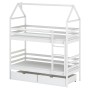 ALEX 90x200 white bunk bed Lano Furniture