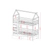 ALEX 80x180 graphite bunk bed Lano Furniture