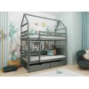 ALEX 90x200 graphite bunk bed Lano Furniture