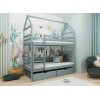 ALEX 80x160 grey bunk bed Lano Furniture