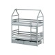 ALEX 90x190 grey bunk bed Lano Furniture
