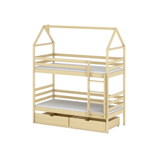 ALEX 80x160 pine bunk bed Lano Furniture