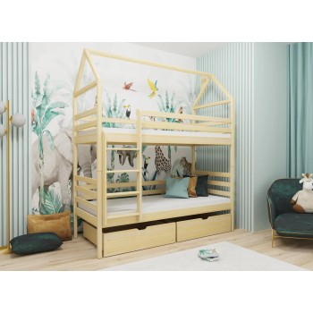 ALEX 80x160 pine bunk bed Lano Furniture