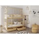 ALEX 80x160 pine bunk bed Lano Furniture